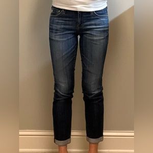 AG Adriano Goldschmied Stilt Roll-up capri jeans, size 27R